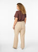 Smock broek met linnen, Beige, Model image number 1