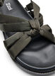 Wide fit - Sandalen met knoopdetail, Groen, Packshot image number 3