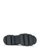 Lange laars met een geribde elastische schacht en grove zool, Bruin, Packshot image number 5