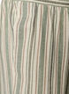 Wijde linnen en viscose broek, Vanille, Packshot image number 2
