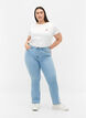 Ellen bootcut jeans met hoge taille, Blauw, Model image number 0