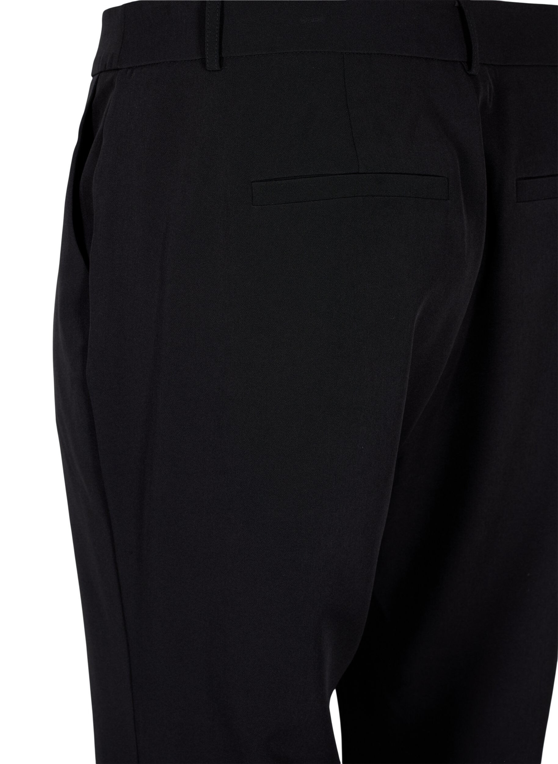 Zizzi Bootcut broek, Zwart, Packshot image number 3
