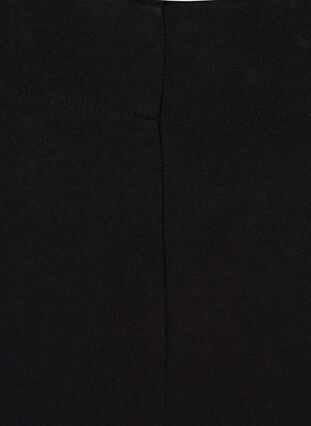 Effen legging in viscosemix, Black, Packshot image number 3