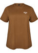 Katoenen T-shirt met print, Bruin, Packshot image number 0