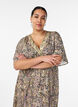 Maxi-jurk van viscose met een paisleyprint, Geel, Model image number 2