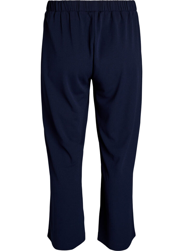 Broek met wijde pijpen, Blauw, Packshot image number 1