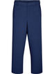 Op maat gemaakte broek met een hoge taille en straight-fit, Blauw, Packshot image number 0