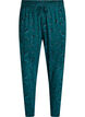 Kleren pyjama broek met print, Turquoise, Packshot image number 0
