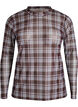 Mesh blouse met stippen, 9995, Packshot image number 0