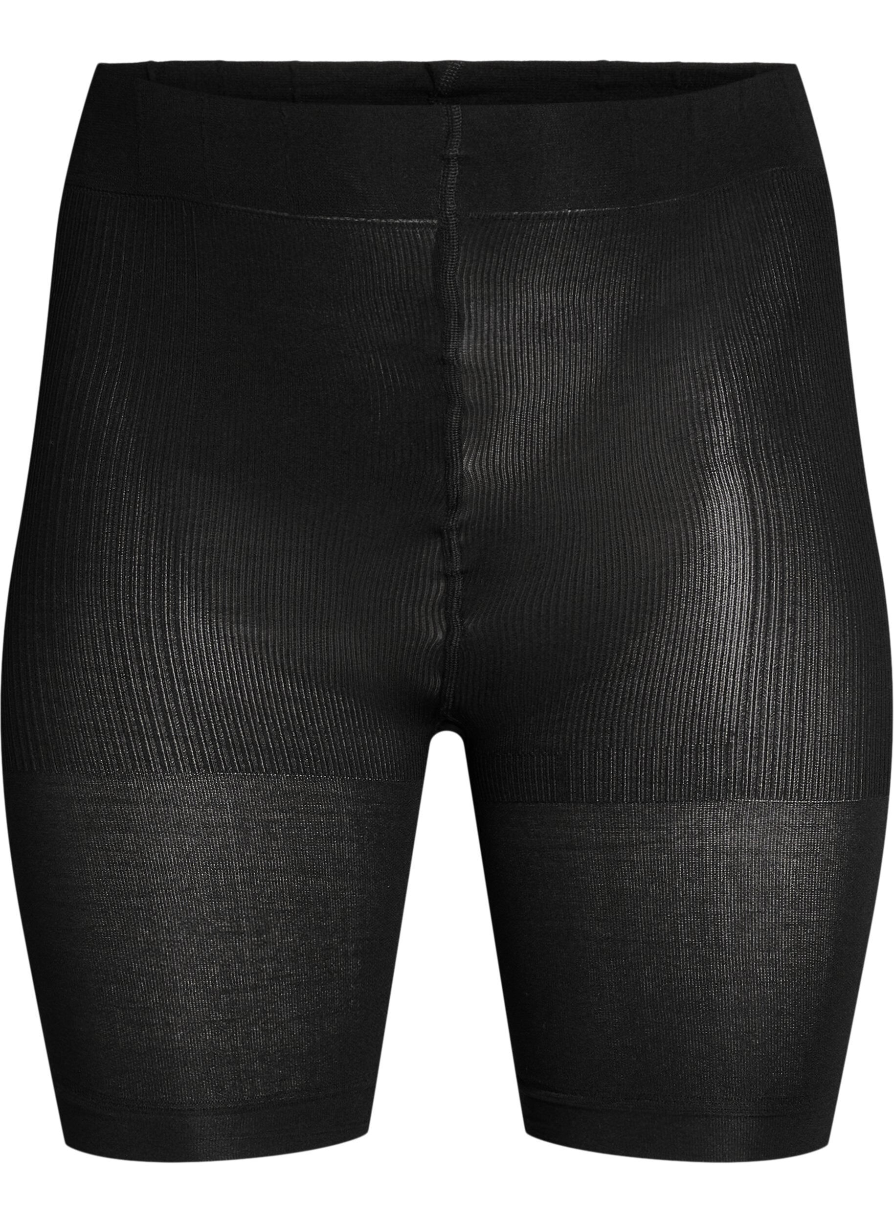 2-pack push-up shorts in 60 denier met shaping effect