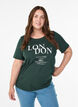 T-shirt met print, Groen, Model image number 0