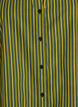 Losse gestreepte shirt met 3/4 mouwen, Groen, Packshot image number 2