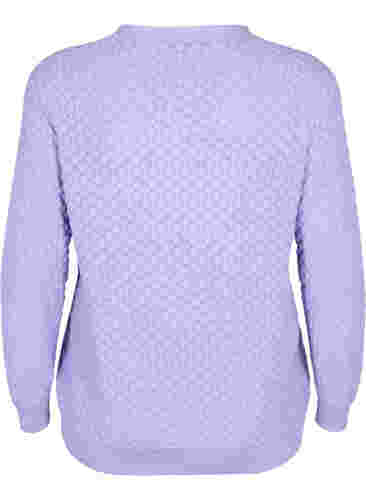  Gedessineerd katoenen vest, Lavender, Packshot image number 1