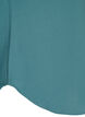 Blouse met korte mouwen en een ronde halslijn, Groen, Packshot image number 3