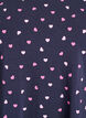 Bedrukte nachttop, Blauw, Packshot image number 2