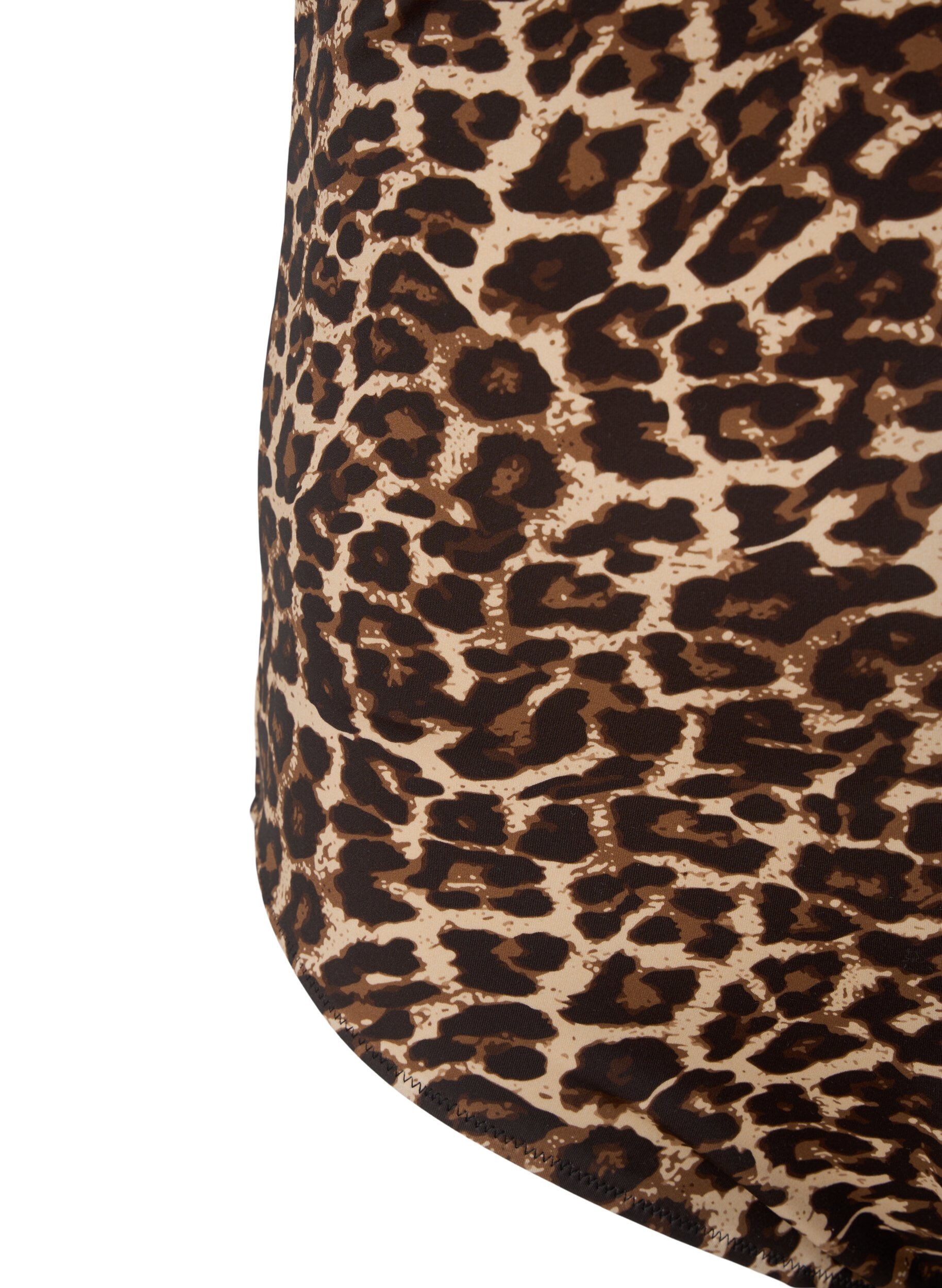 Zizzi Badpak met gekruiste rug en uitneembare inzetstukken, Leopard Print, Packshot image number 3