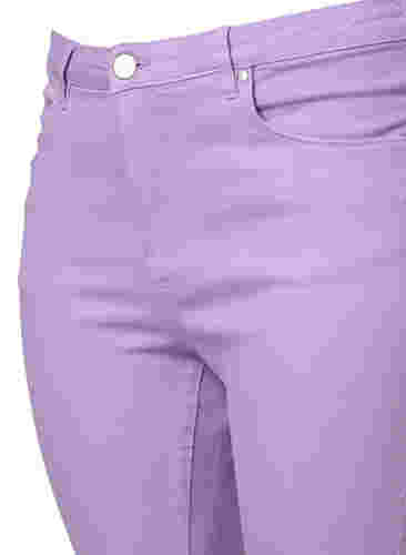 Amy jeans met hoge taille en super slanke pasvorm, Lavender, Packshot image number 2
