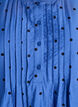 Blouse met lange mouwen en stippen, Blauw, Packshot image number 2