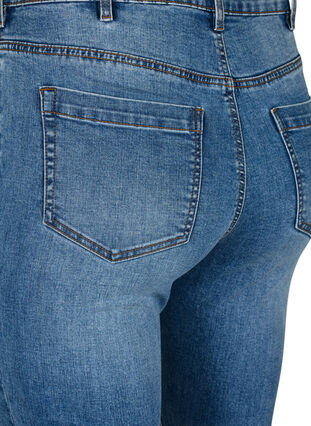 Amy jeans met een hoge taille en super slanke pasvorm, Blue denim, Packshot image number 3