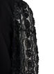 Blouse met 3D-bloemen, Black, Packshot image number 2