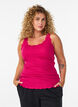 Top met kant, Roze, Model image number 0