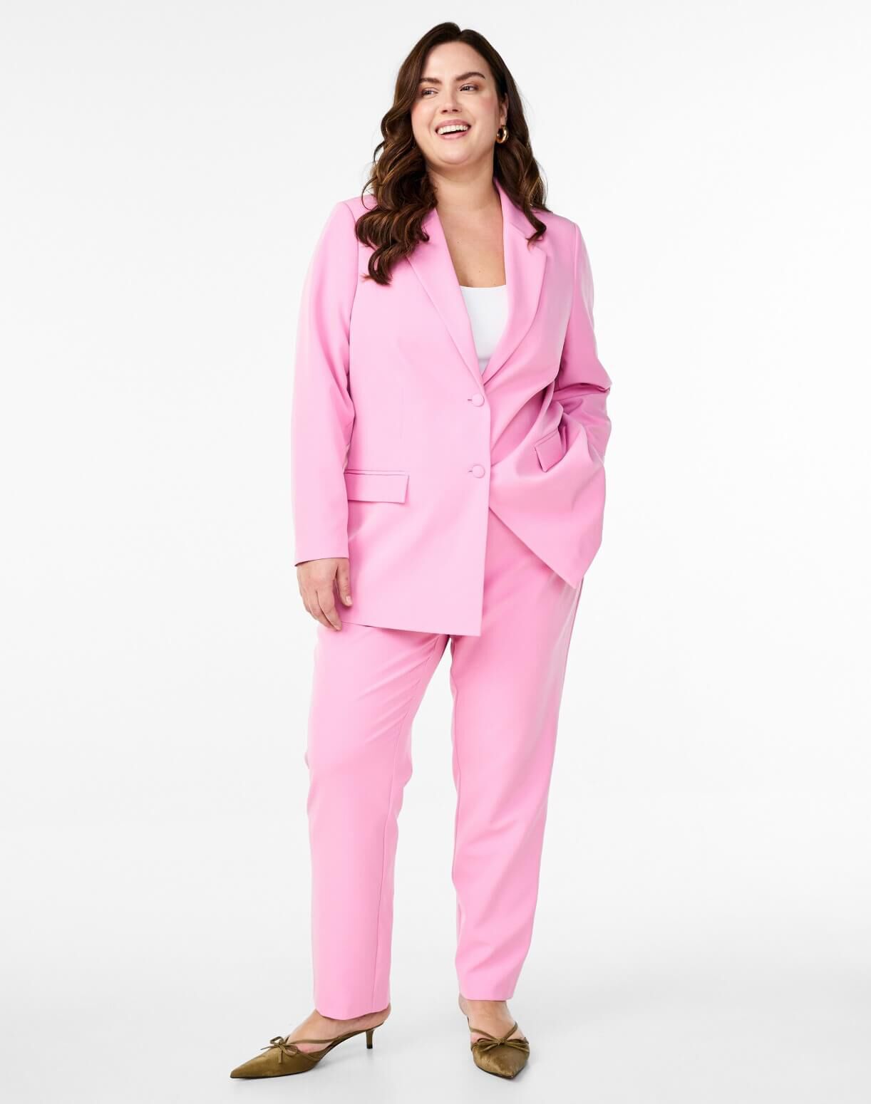 Zzz Hgh wast super slm ft broek met coatng Amy zwart - Vergeljk