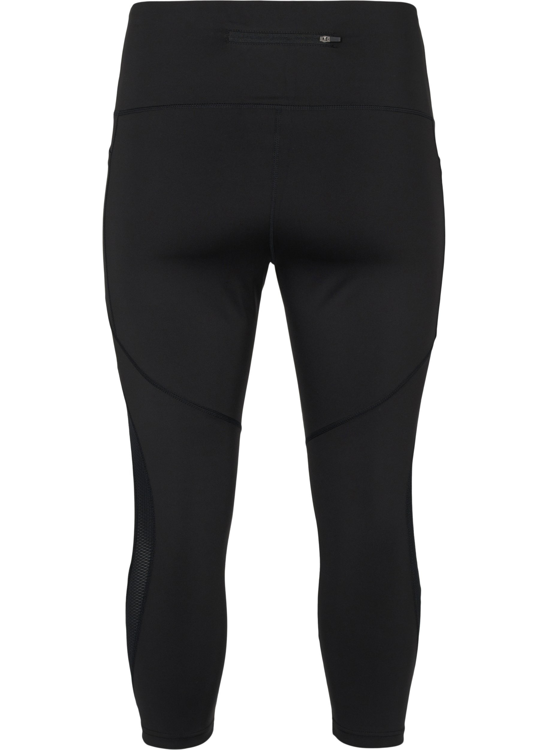 Sport legging met een zijzakje en 7/8 lengte, Black, Packshot image number 1
