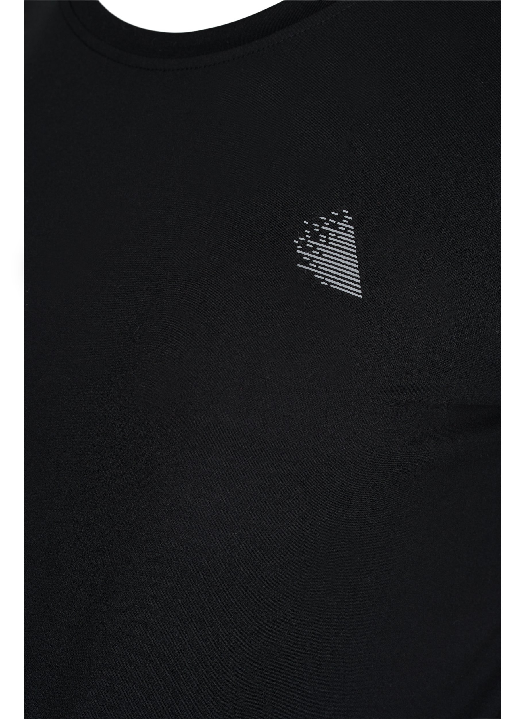 Zwangerschap sport t-shirt, Black, Packshot image number 2