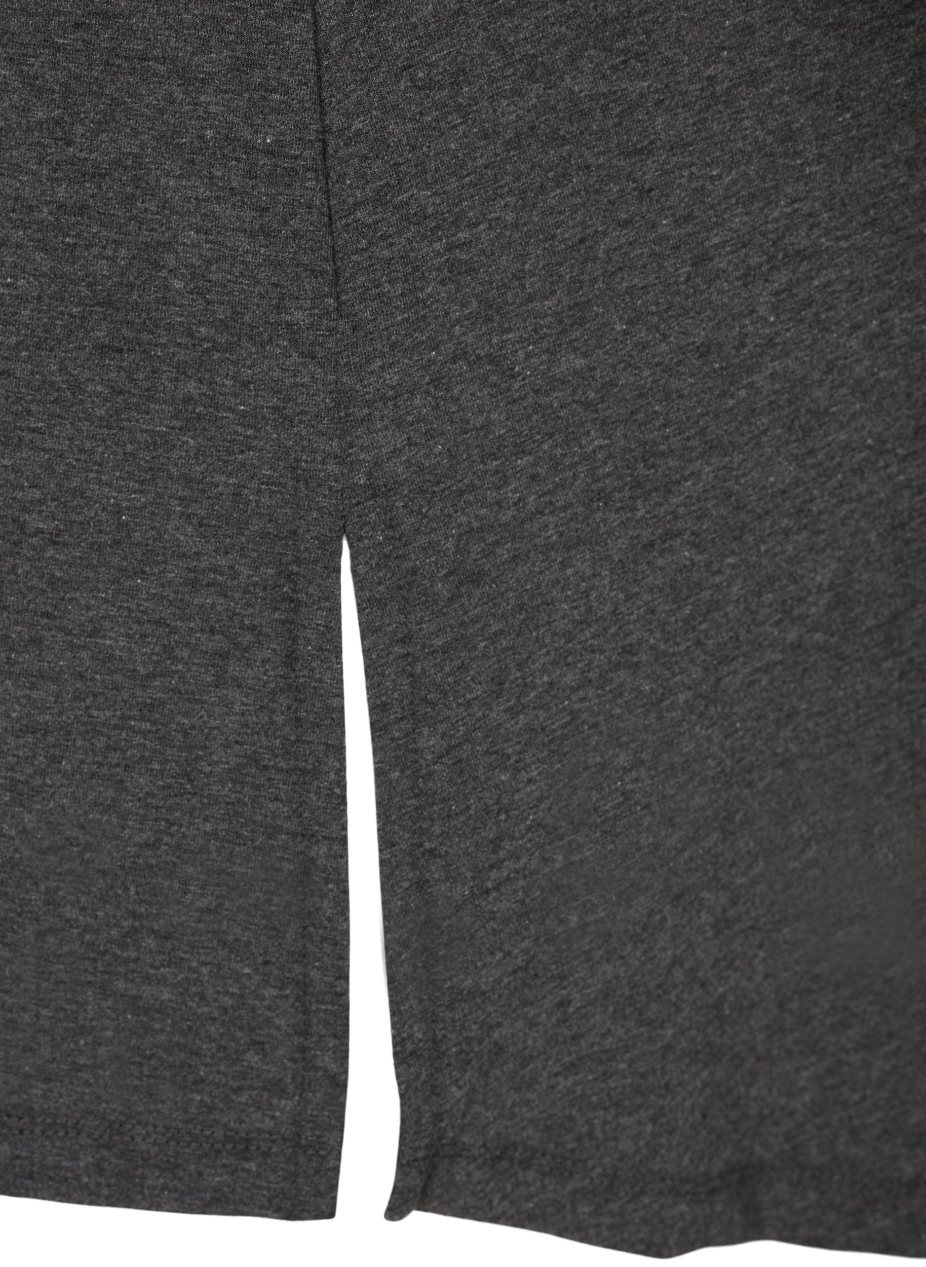 Zwangerschaps t-shirt in katoen met korte mouwen , Dark Grey Melange, Packshot image number 3