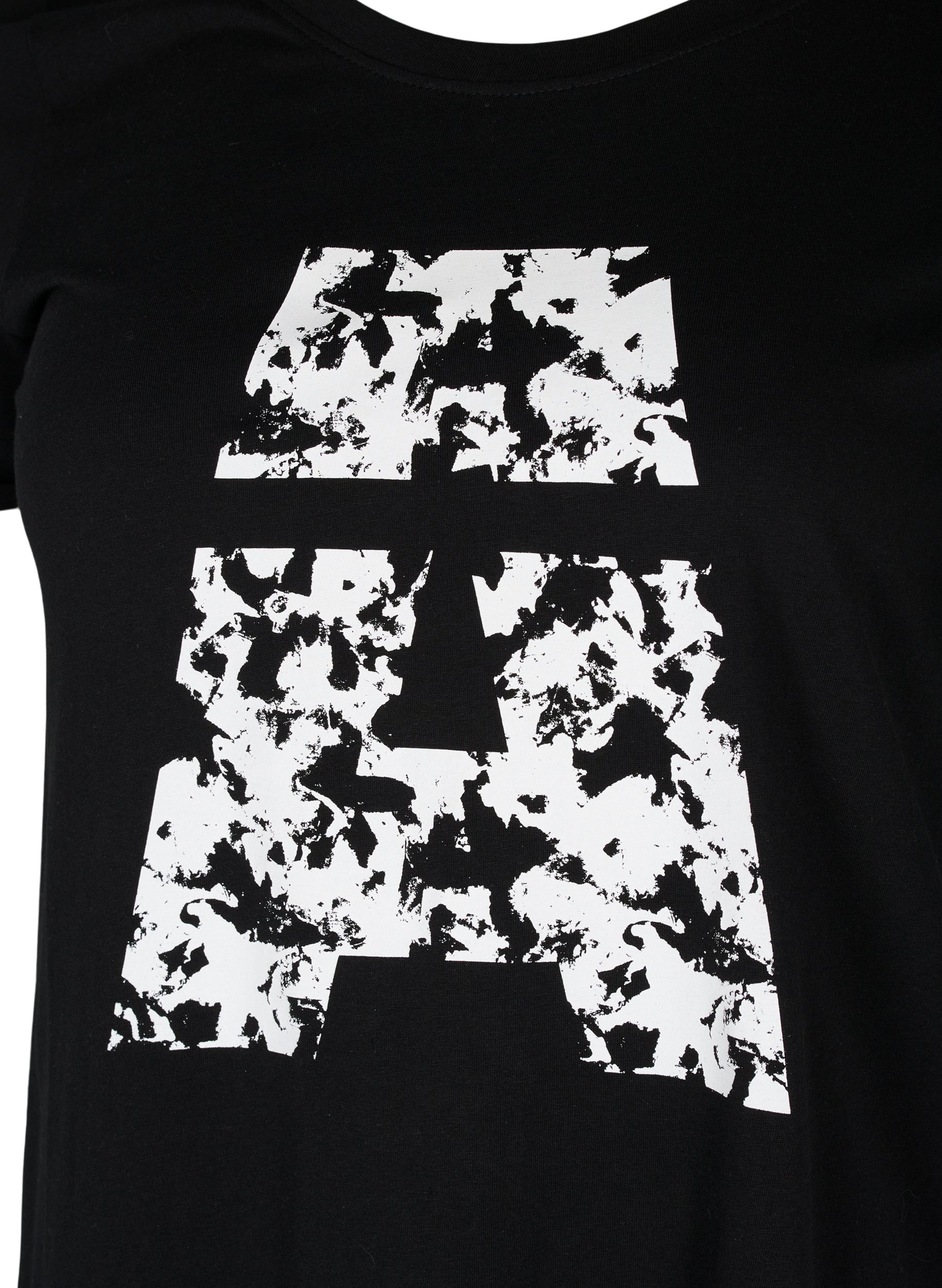 Trainingsshirt met print, Black Big A, Packshot image number 2