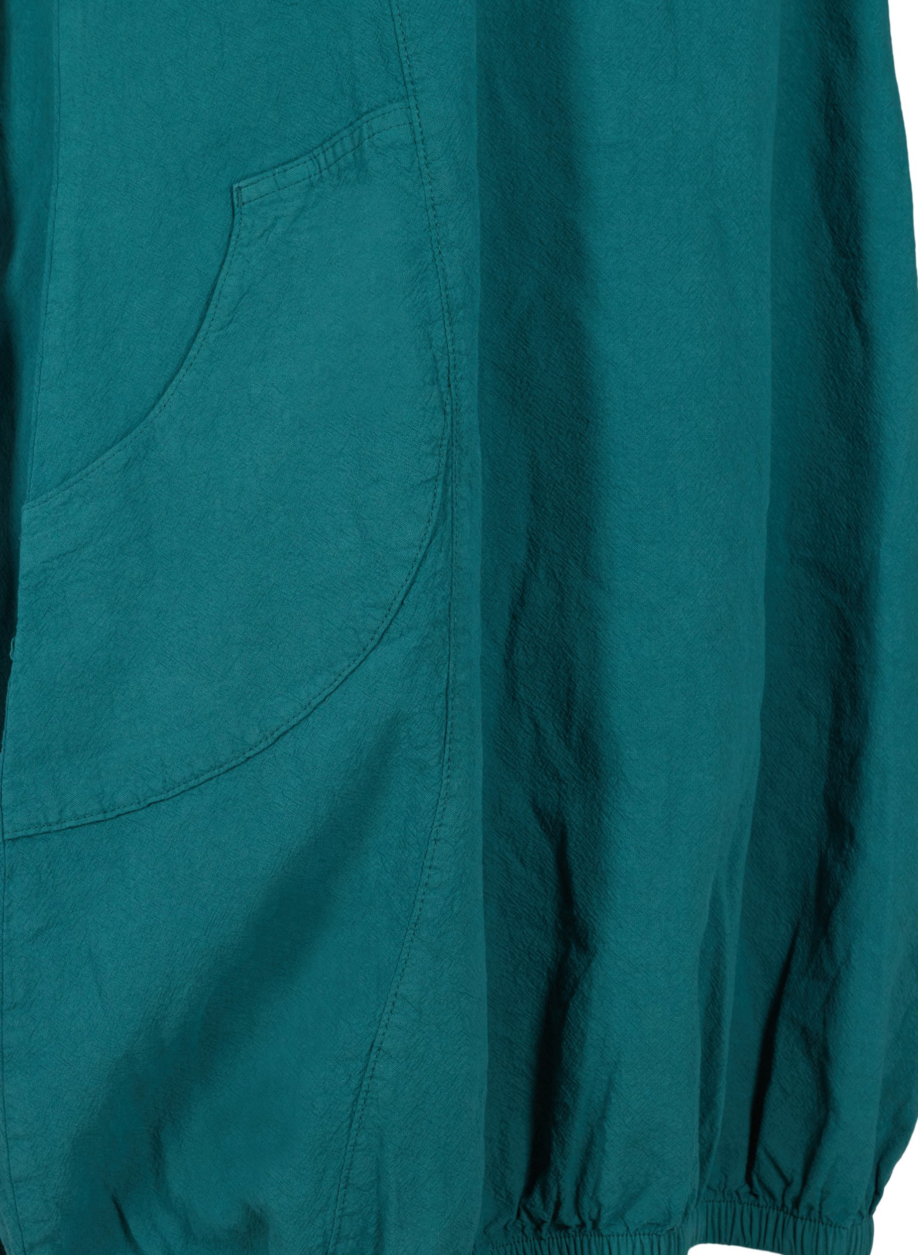 Katoenen jurk met korte mouwen, Pacific, Packshot image number 3