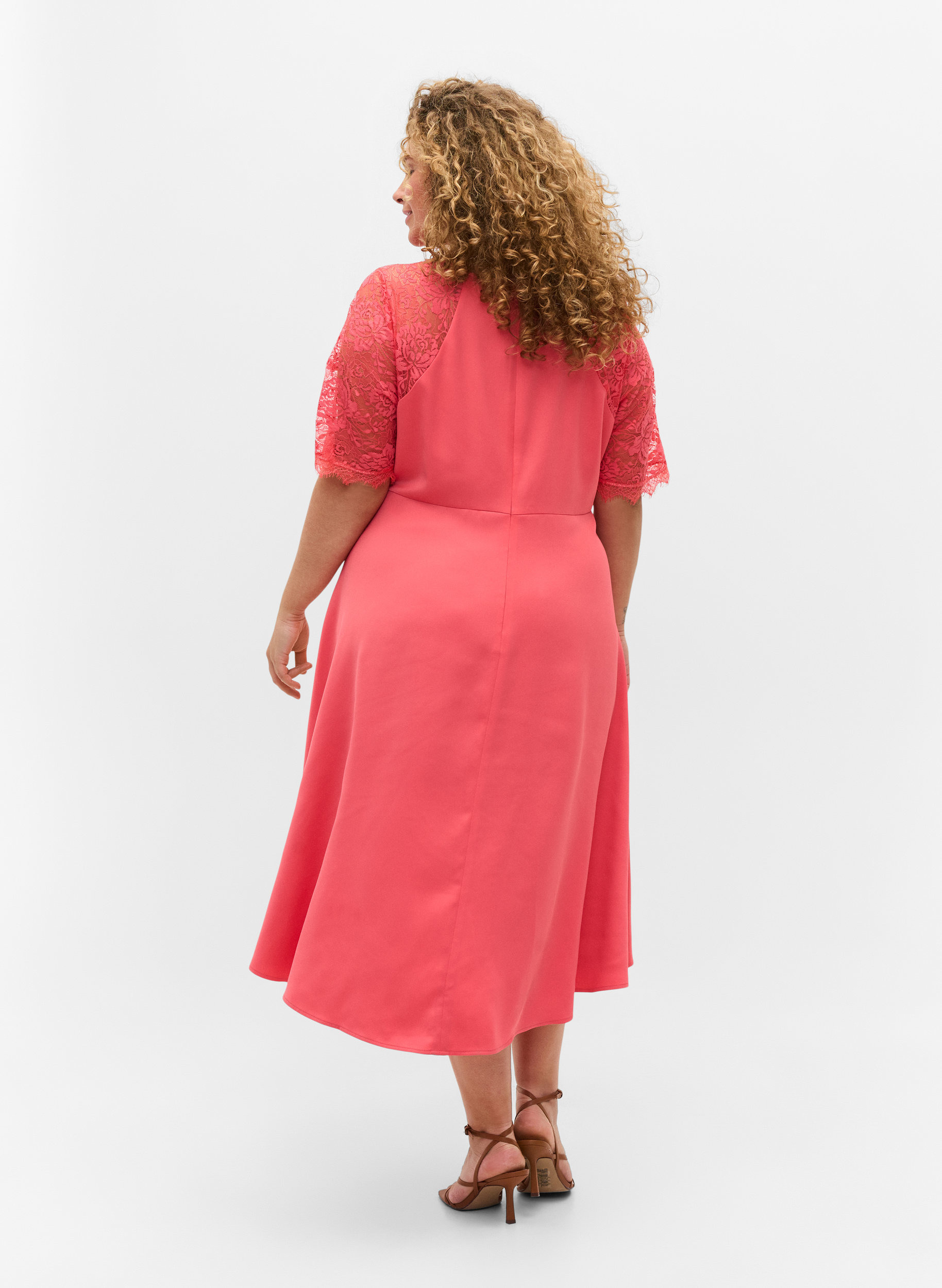 Midi-jurk met korte kanten mouwen, Dubarry, Model image number 1
