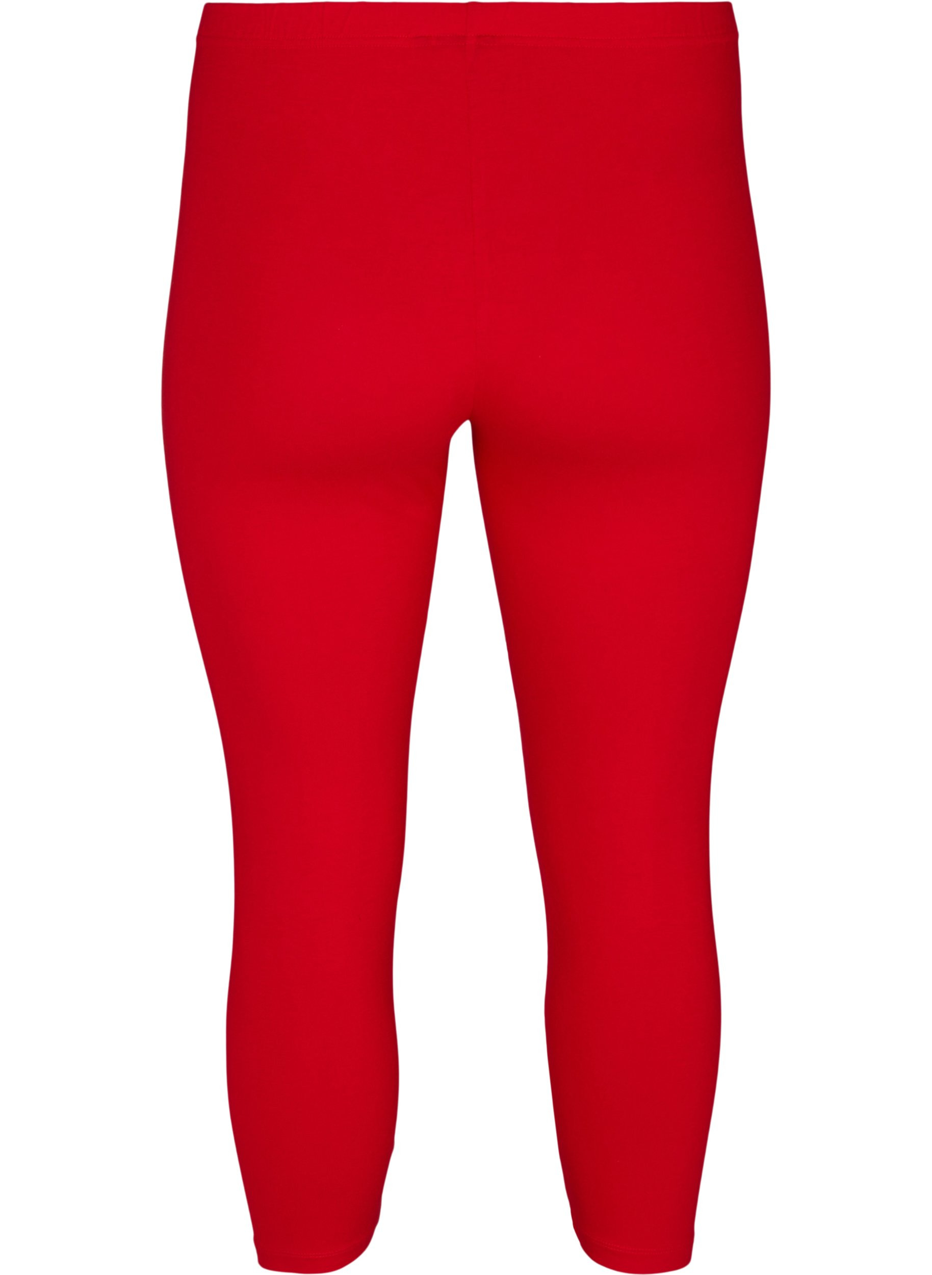 Basic 3/4 legging, Tango Red, Packshot image number 1