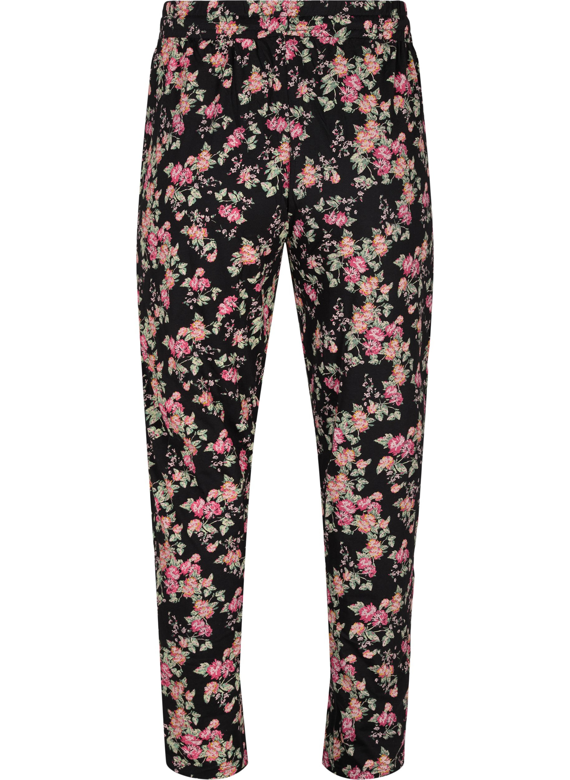 Katoenen pyjama broek - Zwart - Maat 42 