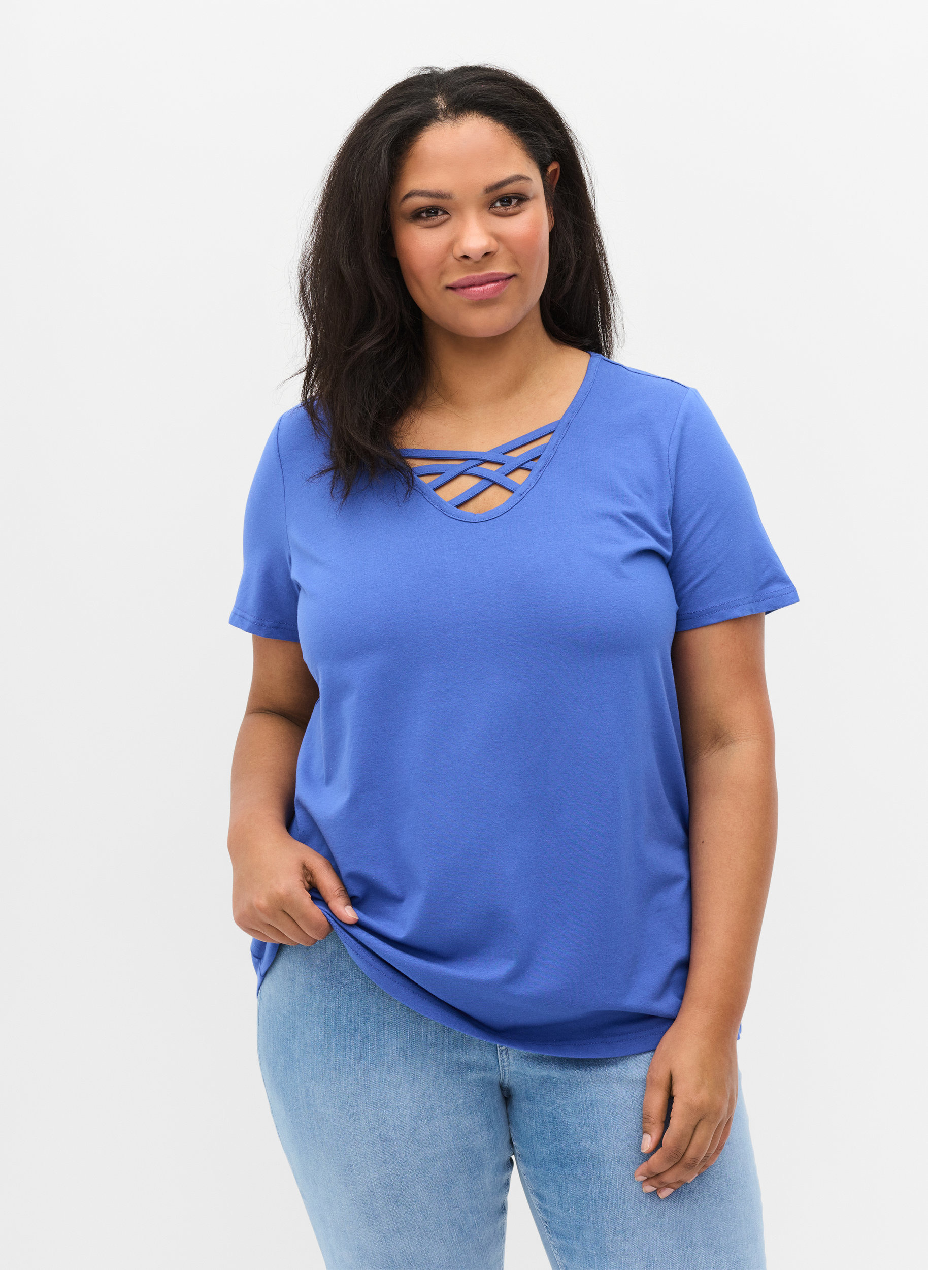 T-shirt, Dazzling Blue, Model image number 0