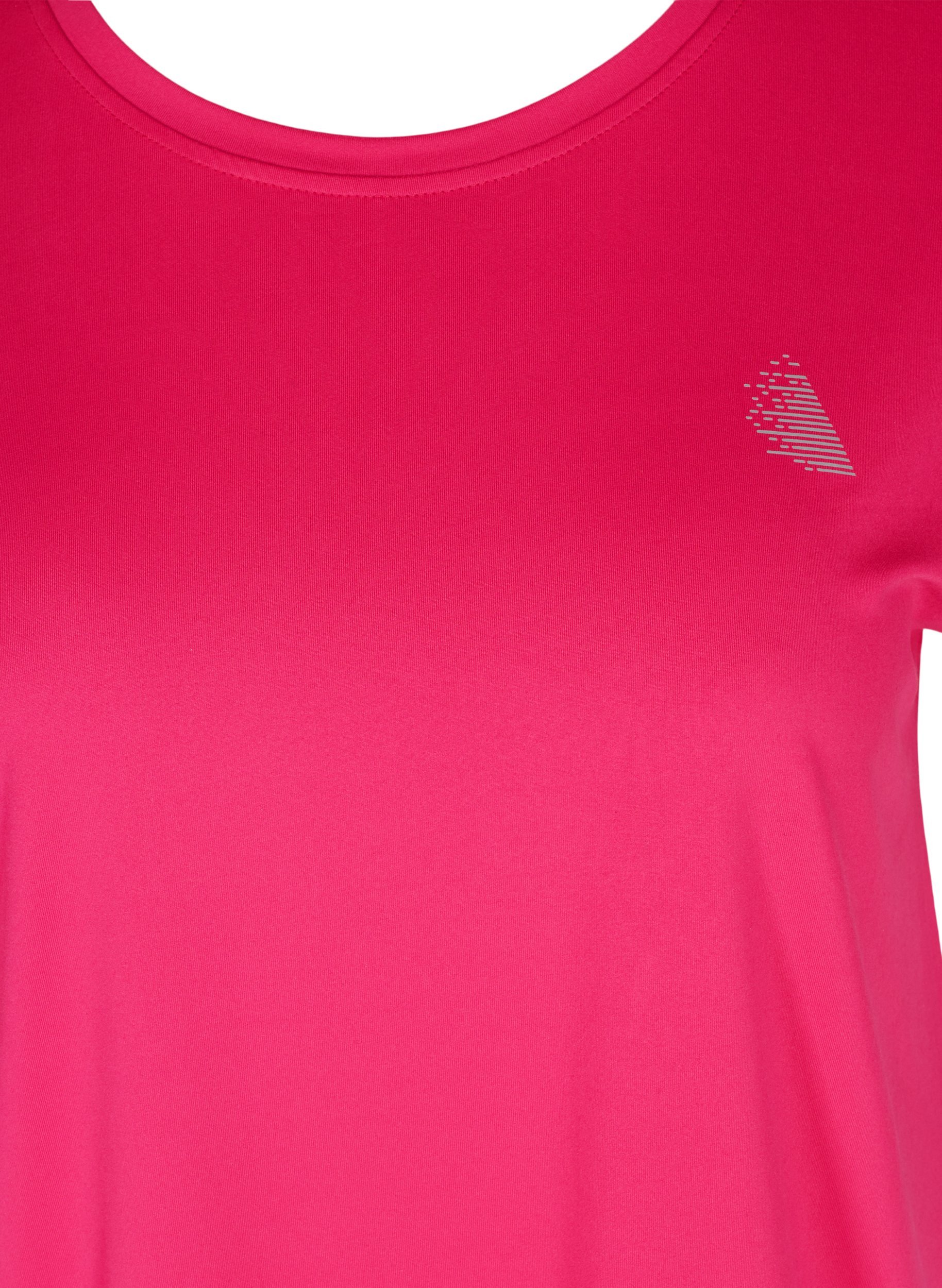 Effen sportshirt, Pink Peacock, Packshot image number 2