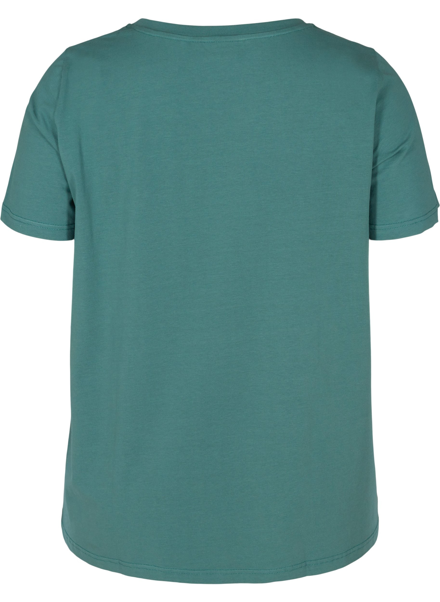 Katoenen t-shirt met korte mouwen en print, Sea Pine W. Silver, Packshot image number 1